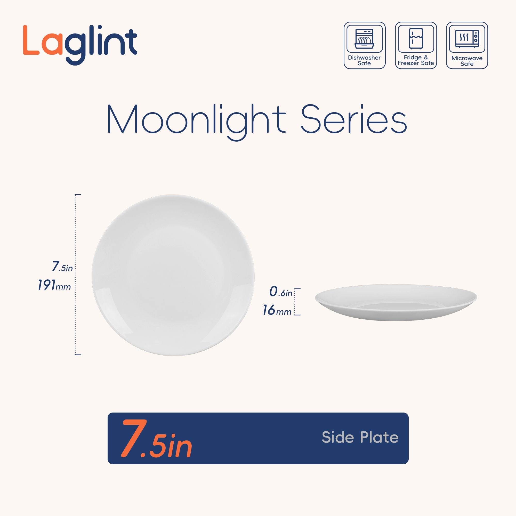 Moonlight 7.5" Side Plate