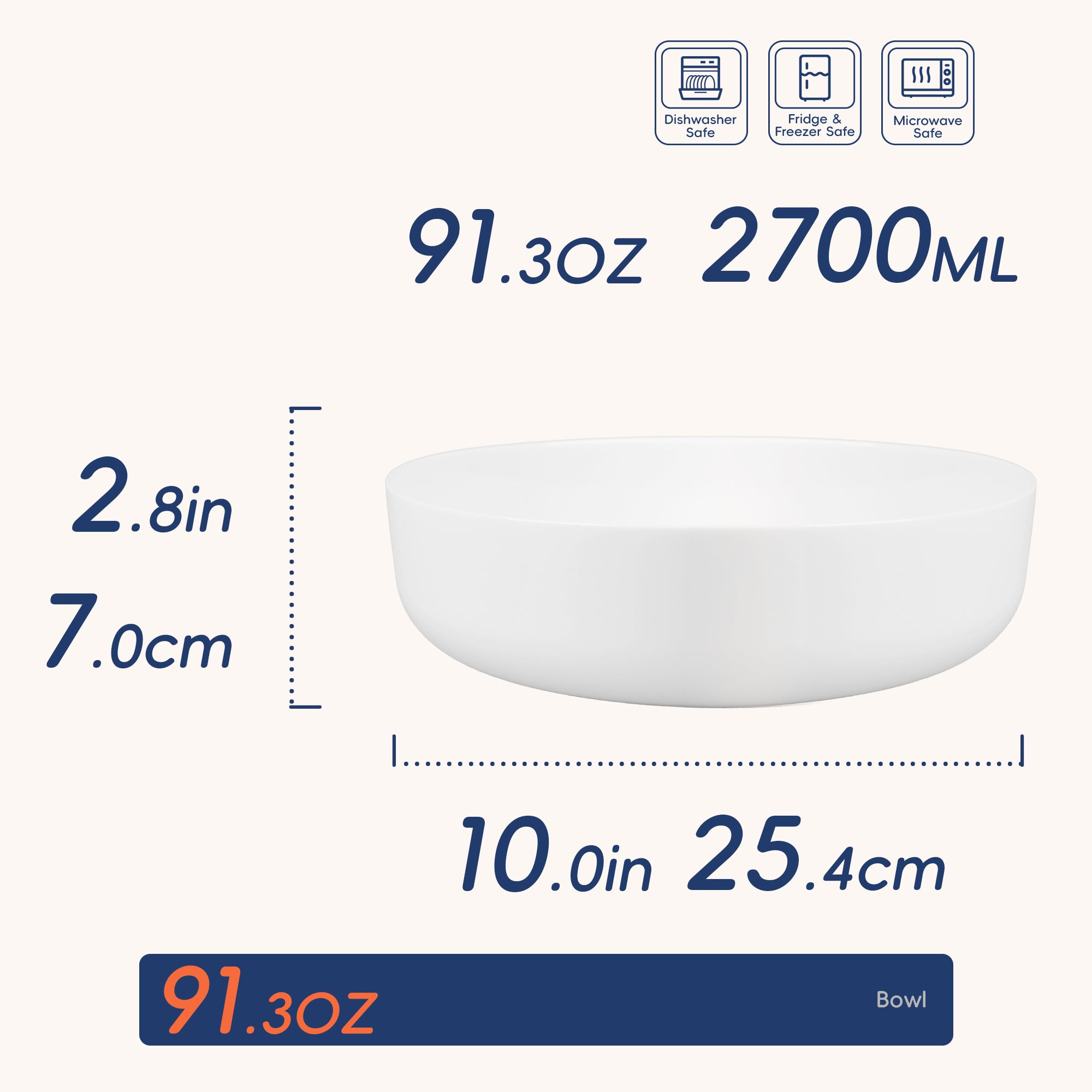 Moonlight 90-oz Serving Bowl