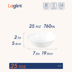 Gladiola 25-oz Soup Bowl