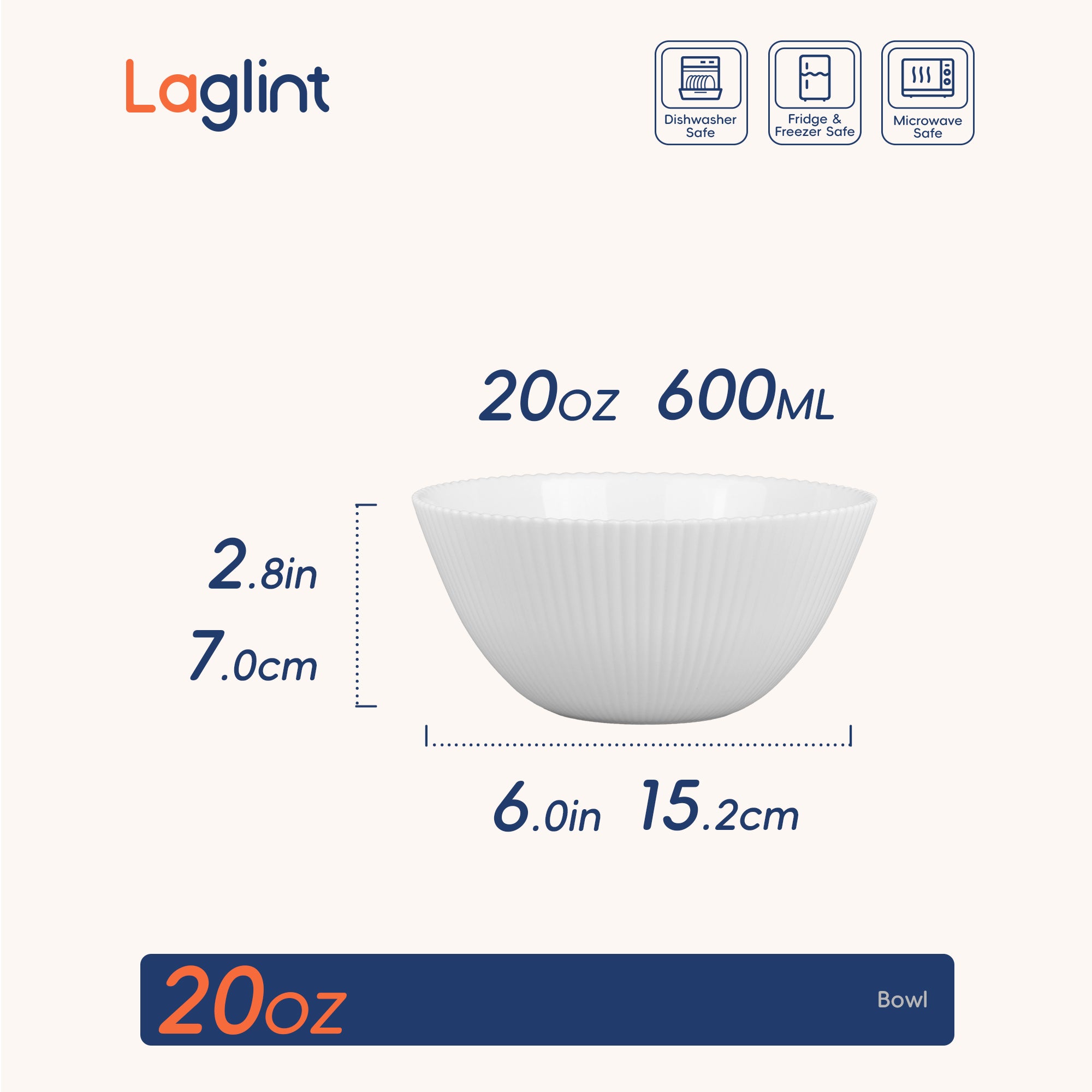 Daffodil 20-oz Cereal Bowl