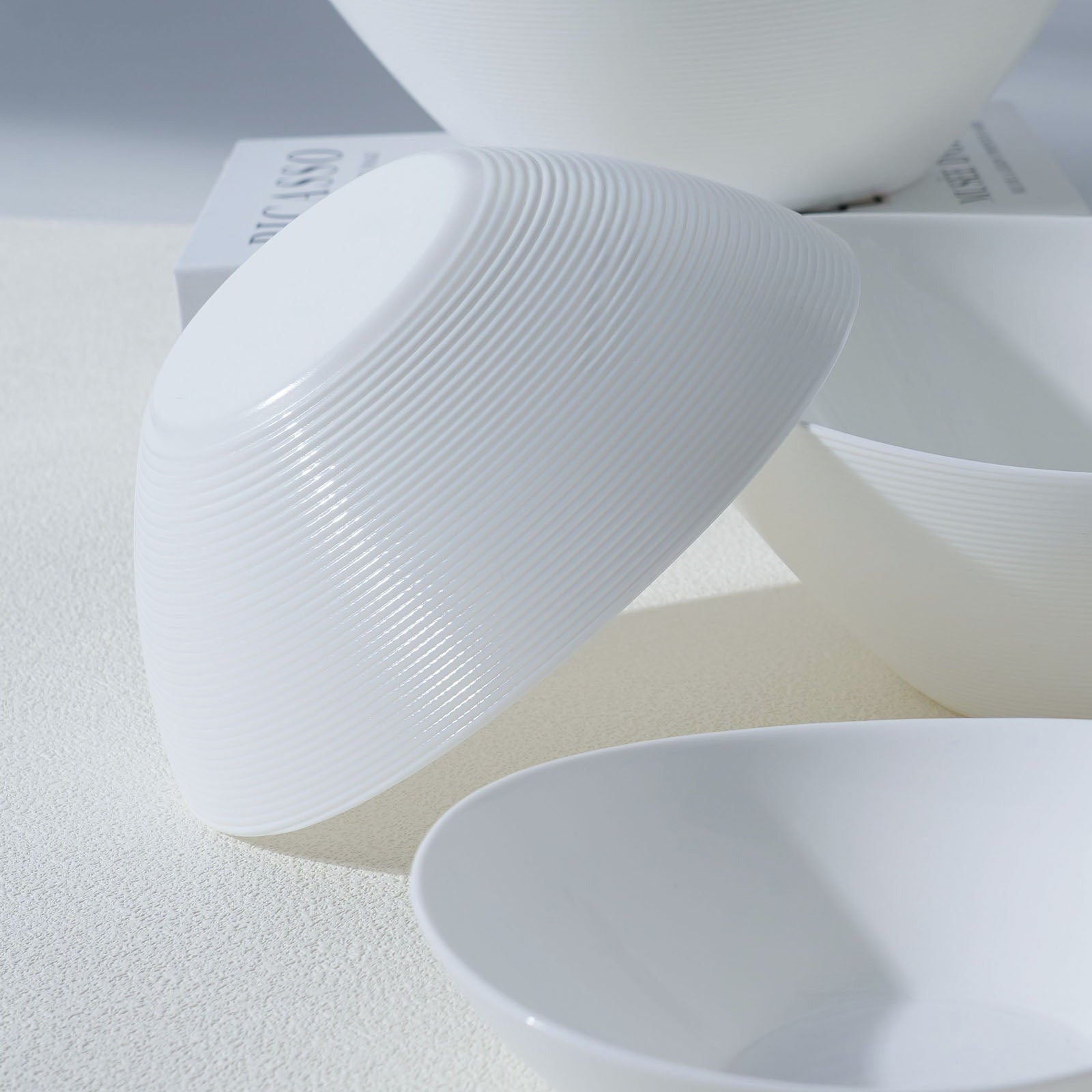 Ripples 12-oz Oval Ice Cream Bowl