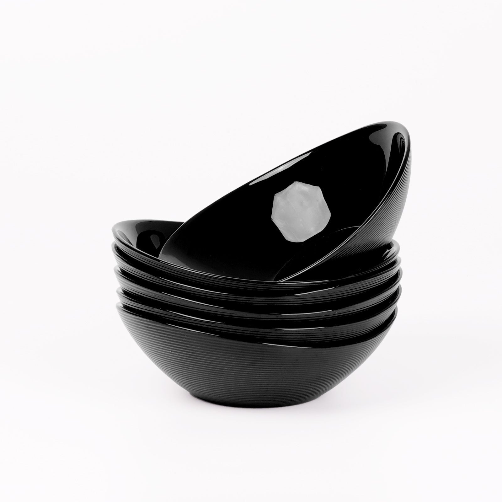 Ripples 12-oz Oval Ice Cream Bowl (Obisidian)