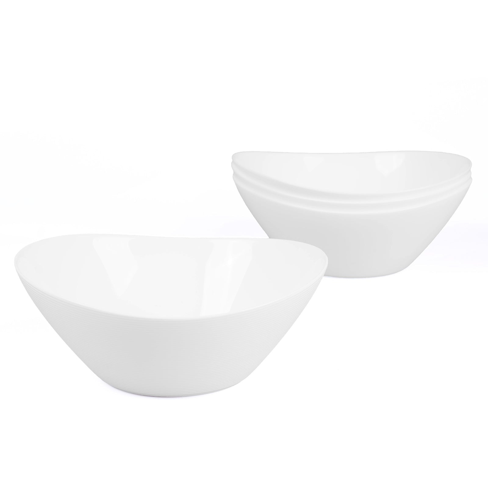 Ripples 43-oz Oval Serving Bowl