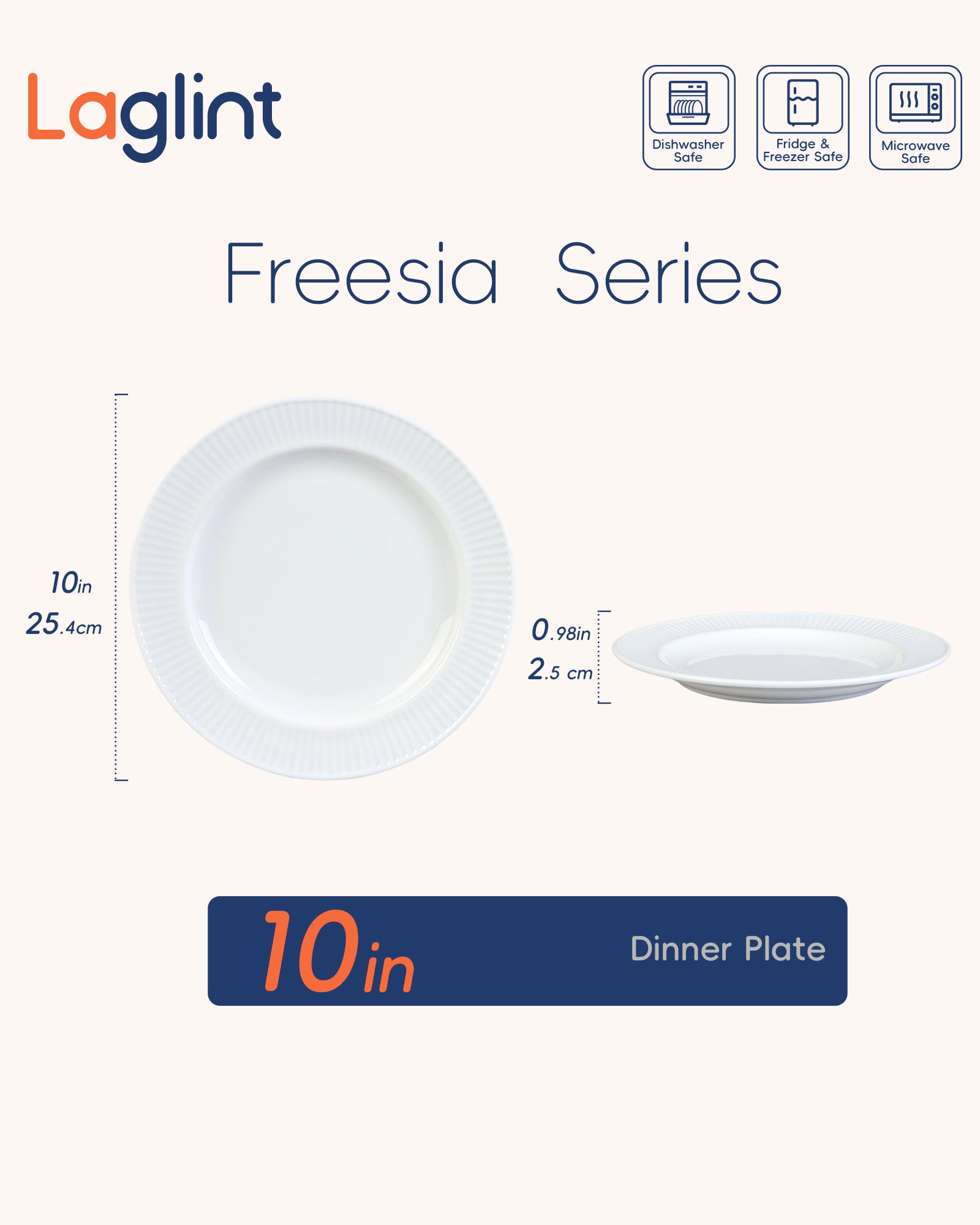 Freesia 10" Dinner Plate