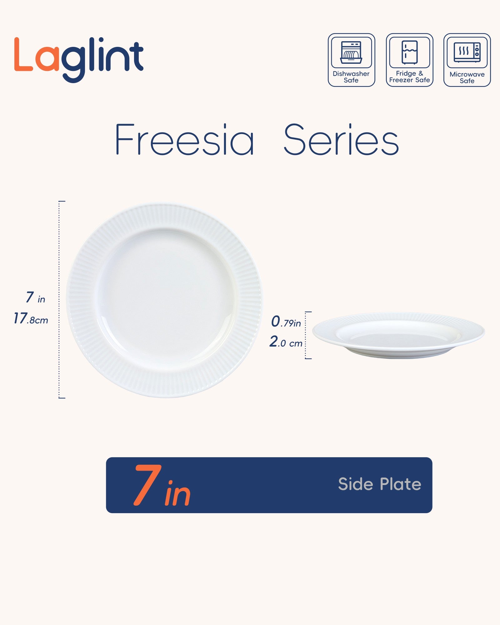 Freesia 7" Side Plate