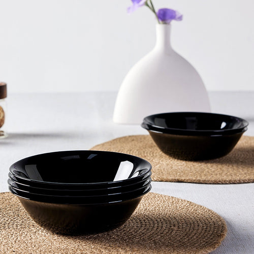 Gladiola 16-oz Cereal Bowl (Obsidian)
