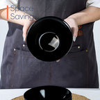 Gladiola 16-oz Cereal Bowl (Obsidian)