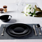Gladiola 8" Side Plate (Obsidian)