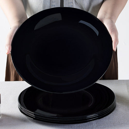 Gladiola 11" Dinner Plate (Obsidian)