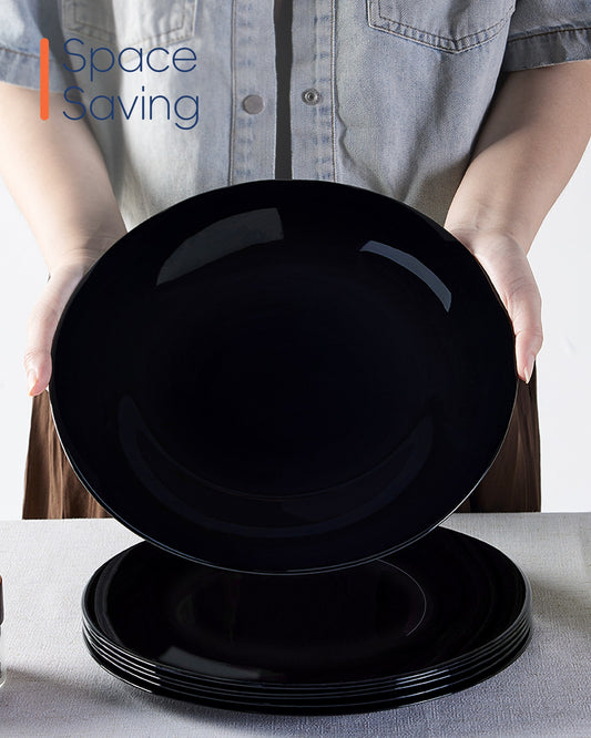 Gladiola 11" Dinner Plate (Obsidian)