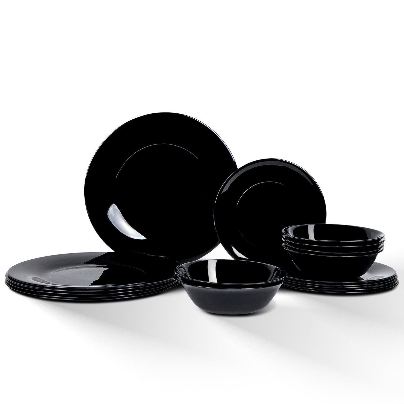 Gladiola Dinnerware Set (Obsidian)