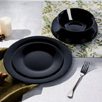 Gladiola Dinnerware Set (Obsidian)
