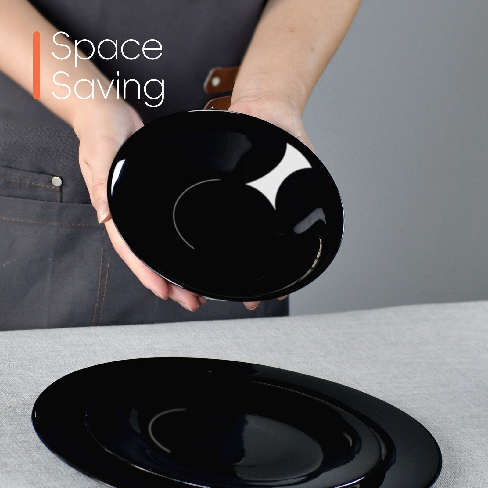 Gladiola Dinnerware Set (Obsidian)