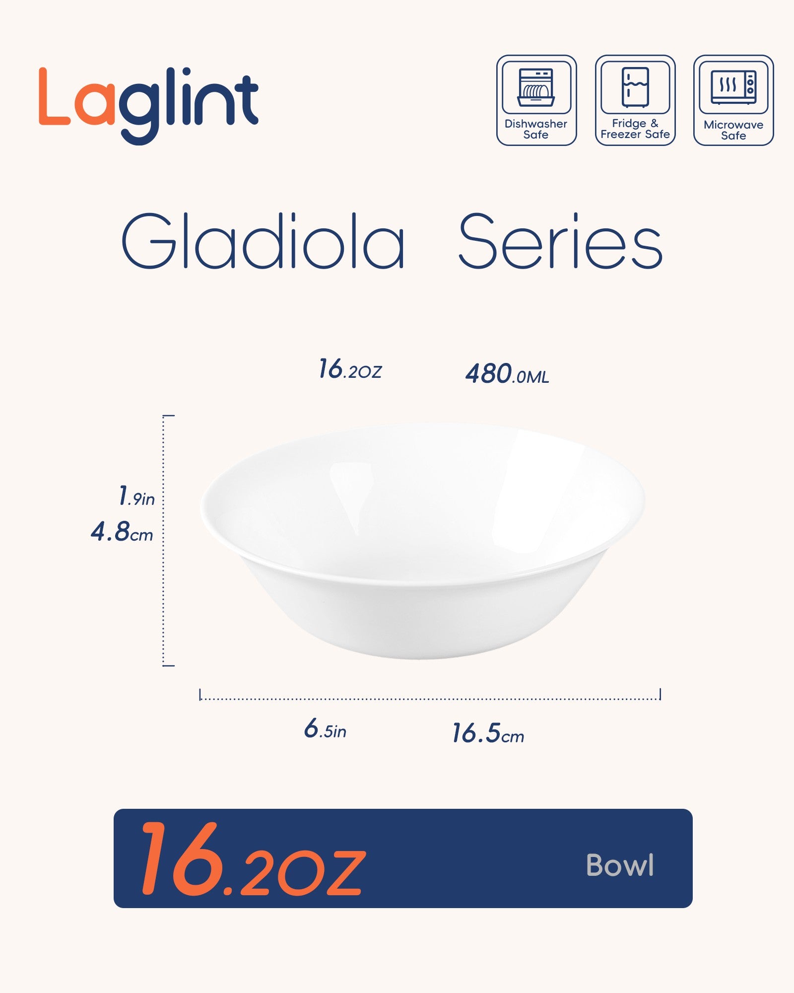 Gladiola 16-oz Cereal Bowl