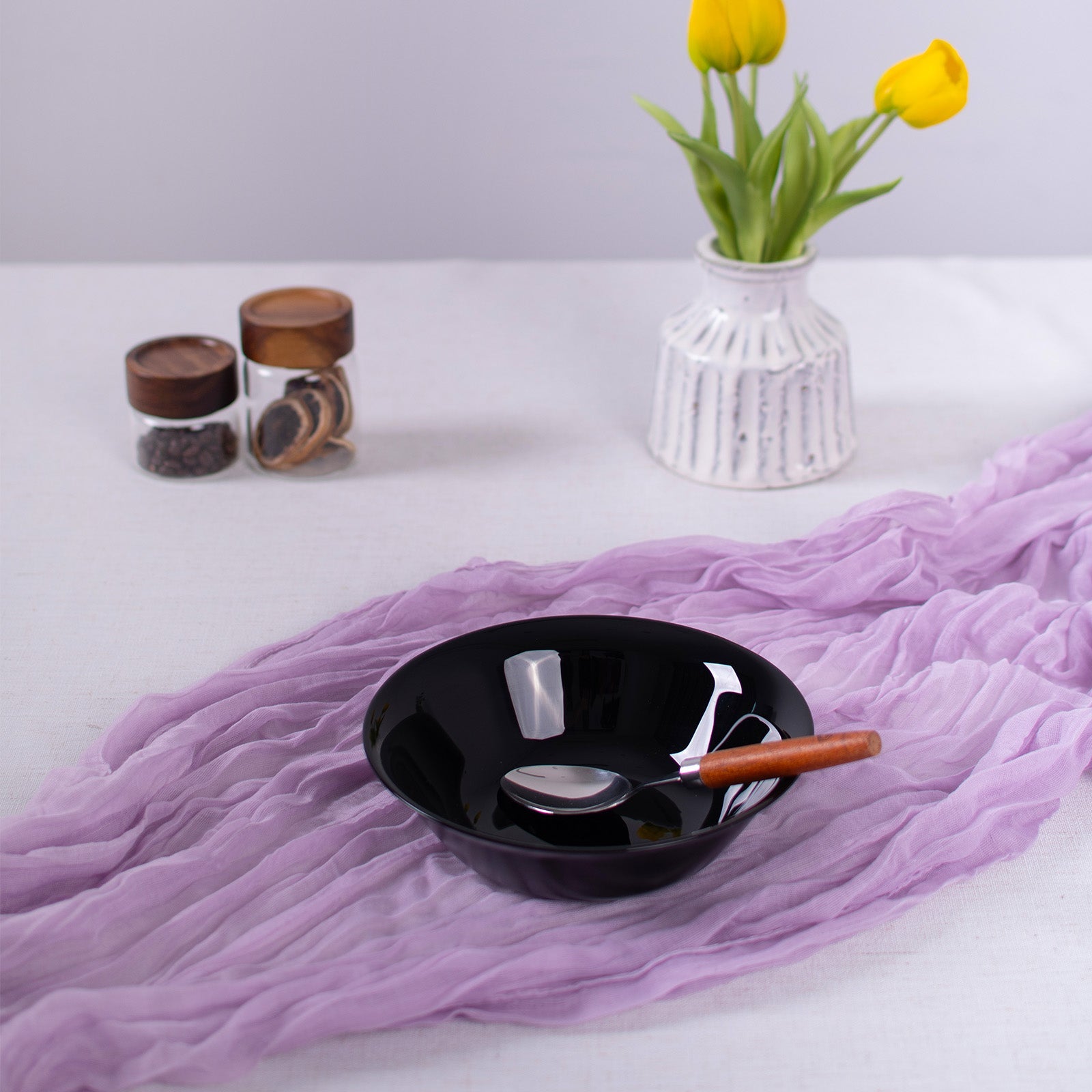 Gladiola 25-oz Soup Bowl (Obsidian)