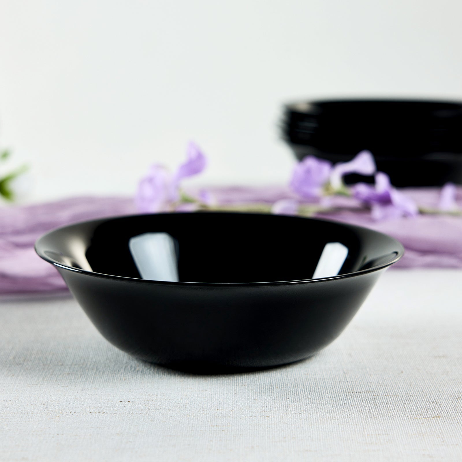 Gladiola 25-oz Soup Bowl (Obsidian)