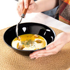 Gladiola 25-oz Soup Bowl (Obsidian)