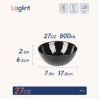 Glittering 27-oz Soup Bowl (Obsidian)