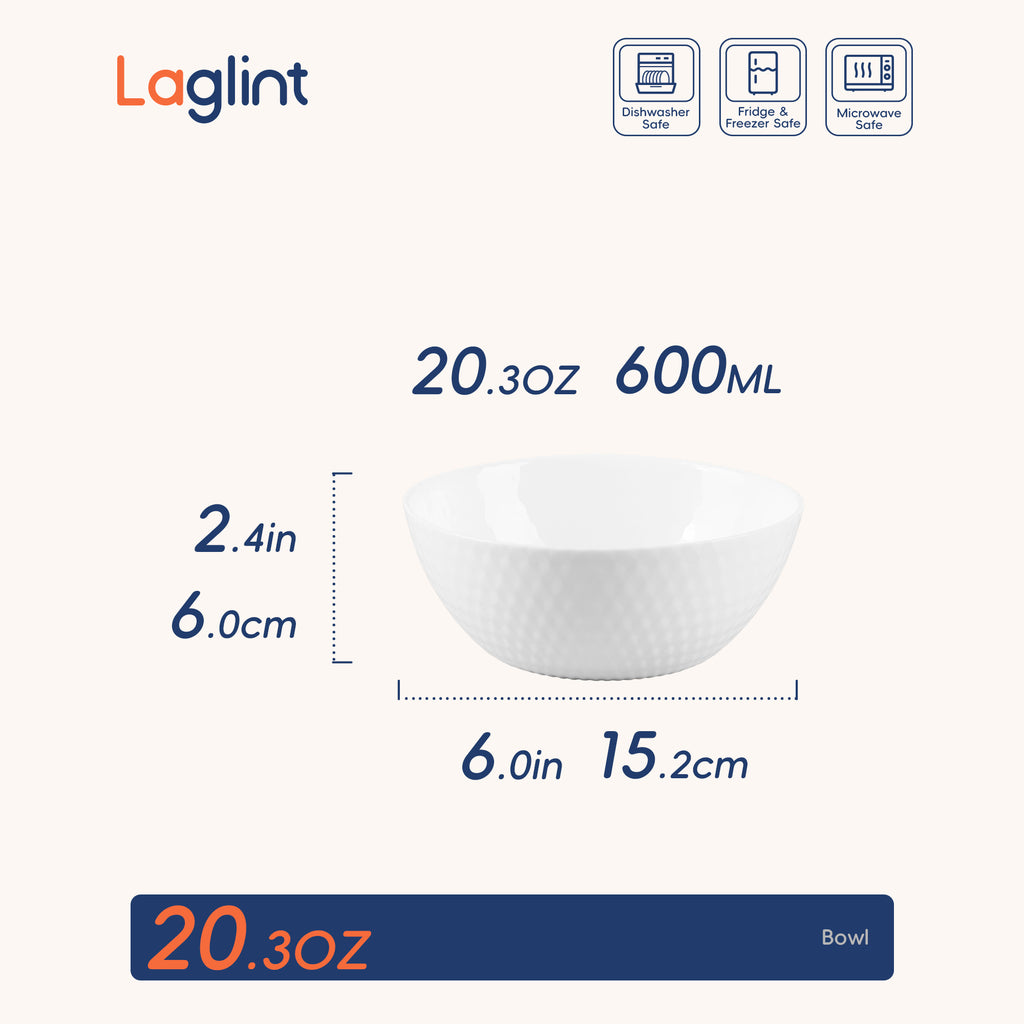 Glittering 20-oz Cereal Bowl