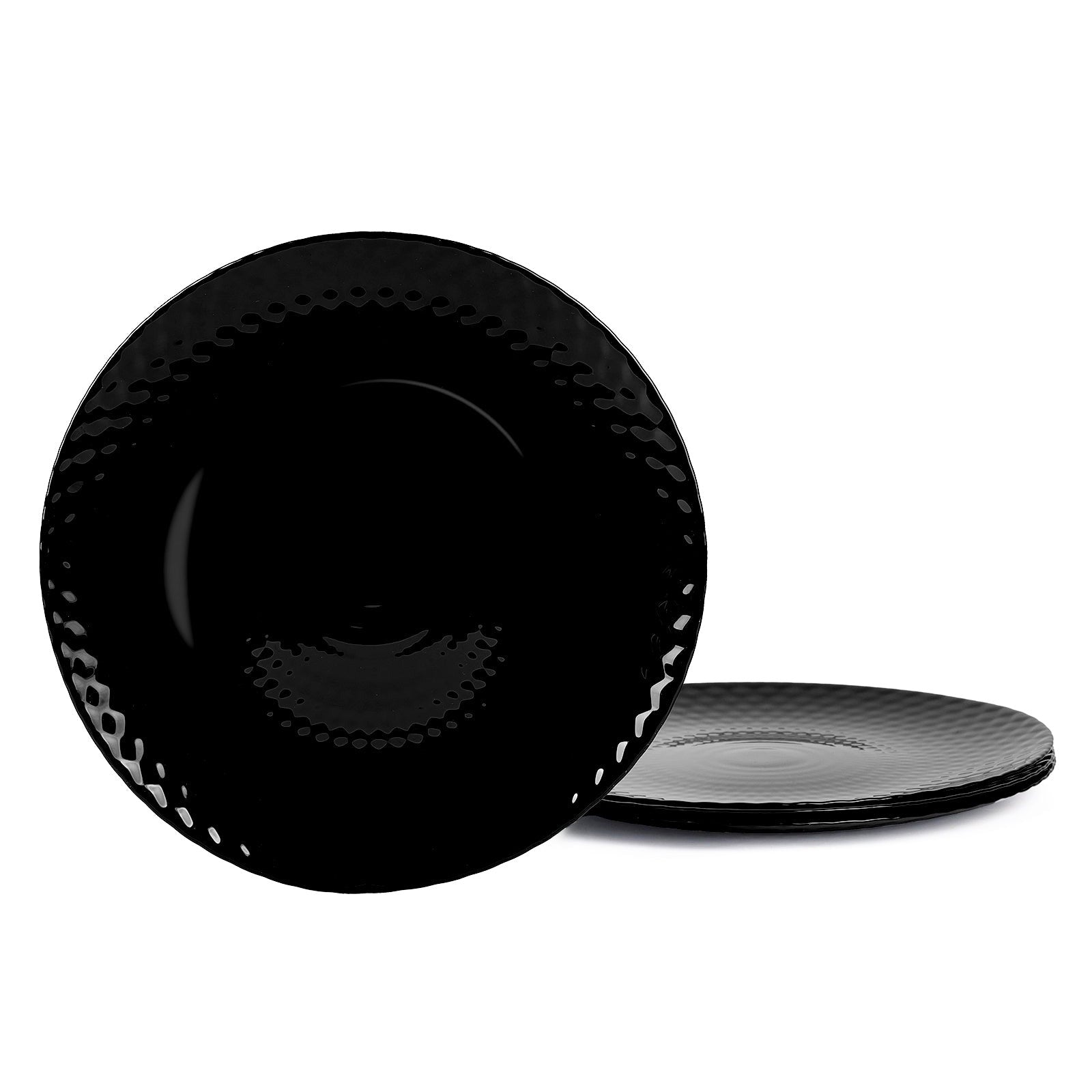Glittering 7.5" Sdie Plate (Obsidian)