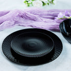 Glittering 7.5" Sdie Plate (Obsidian)