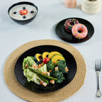 Glittering 7.5" Sdie Plate (Obsidian)
