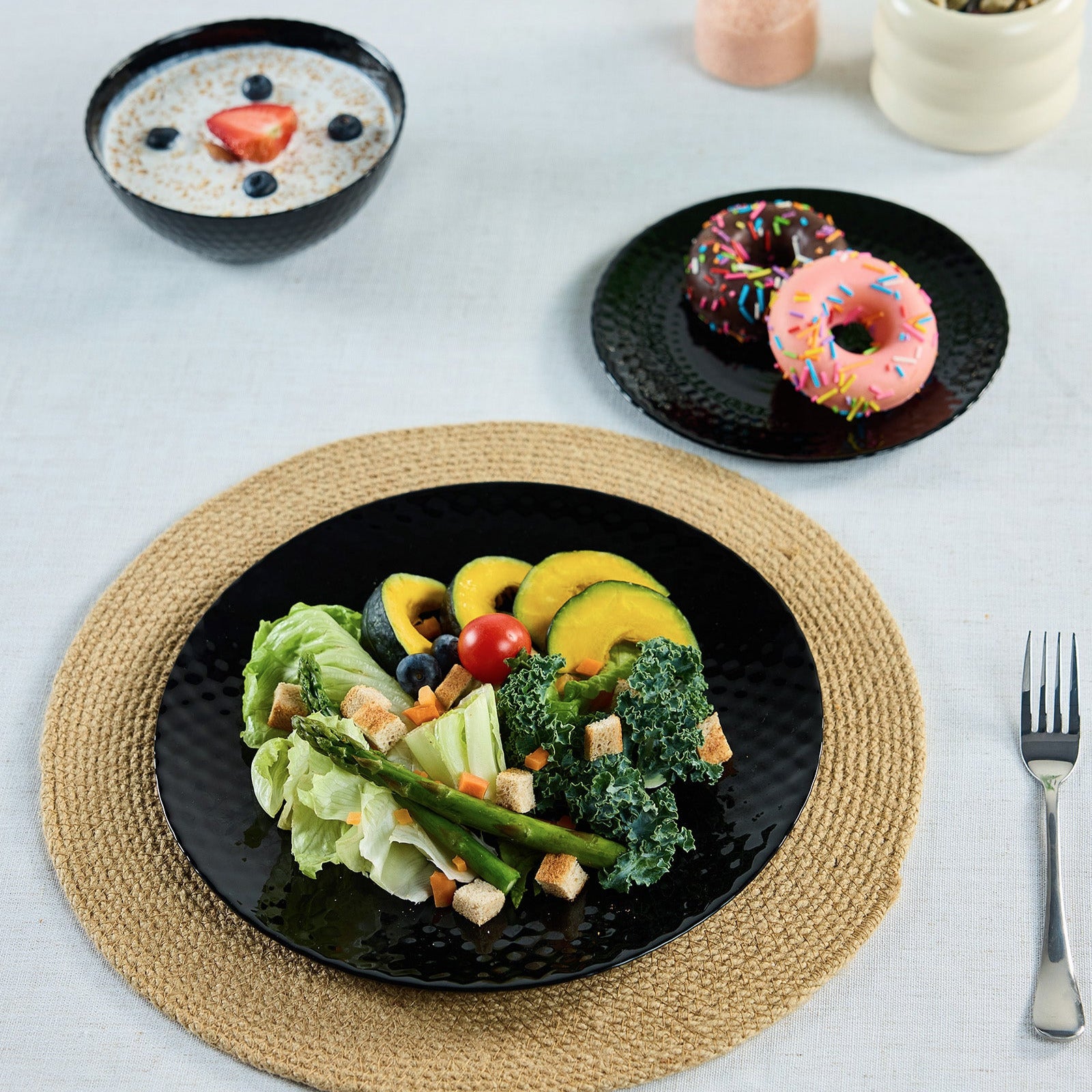 Glittering 10.5" Dinner Plate (Obsidian)