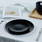 Glittering 7.5" Sdie Plate (Obsidian)