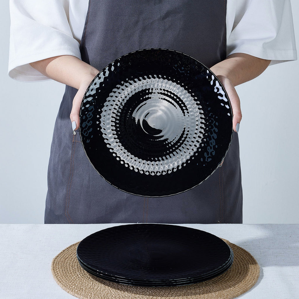Glittering 10.5" Dinner Plate (Obsidian)