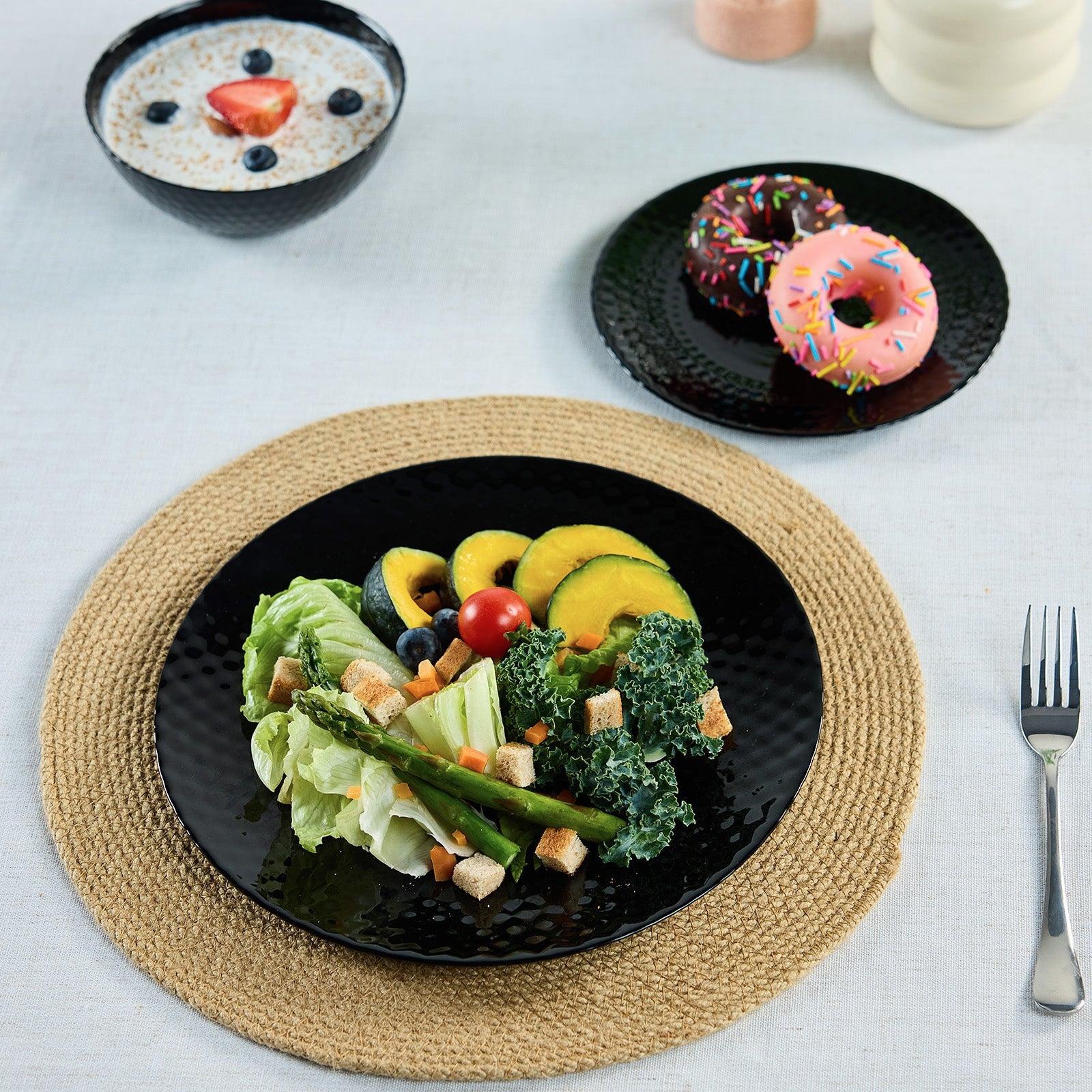 Glittering Dinnerware Set (Obsidian)