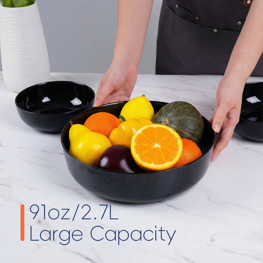 Moonlight 90-oz Serving Bowl (Obsidian)