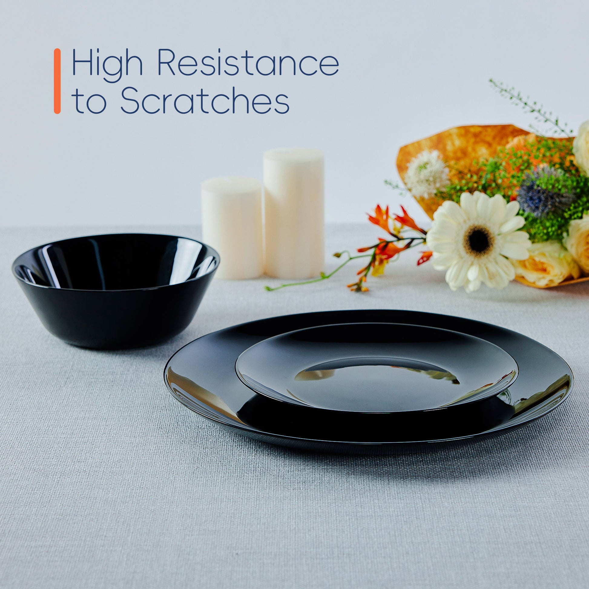 Moonlight Dinnerware Set (Obsidian)