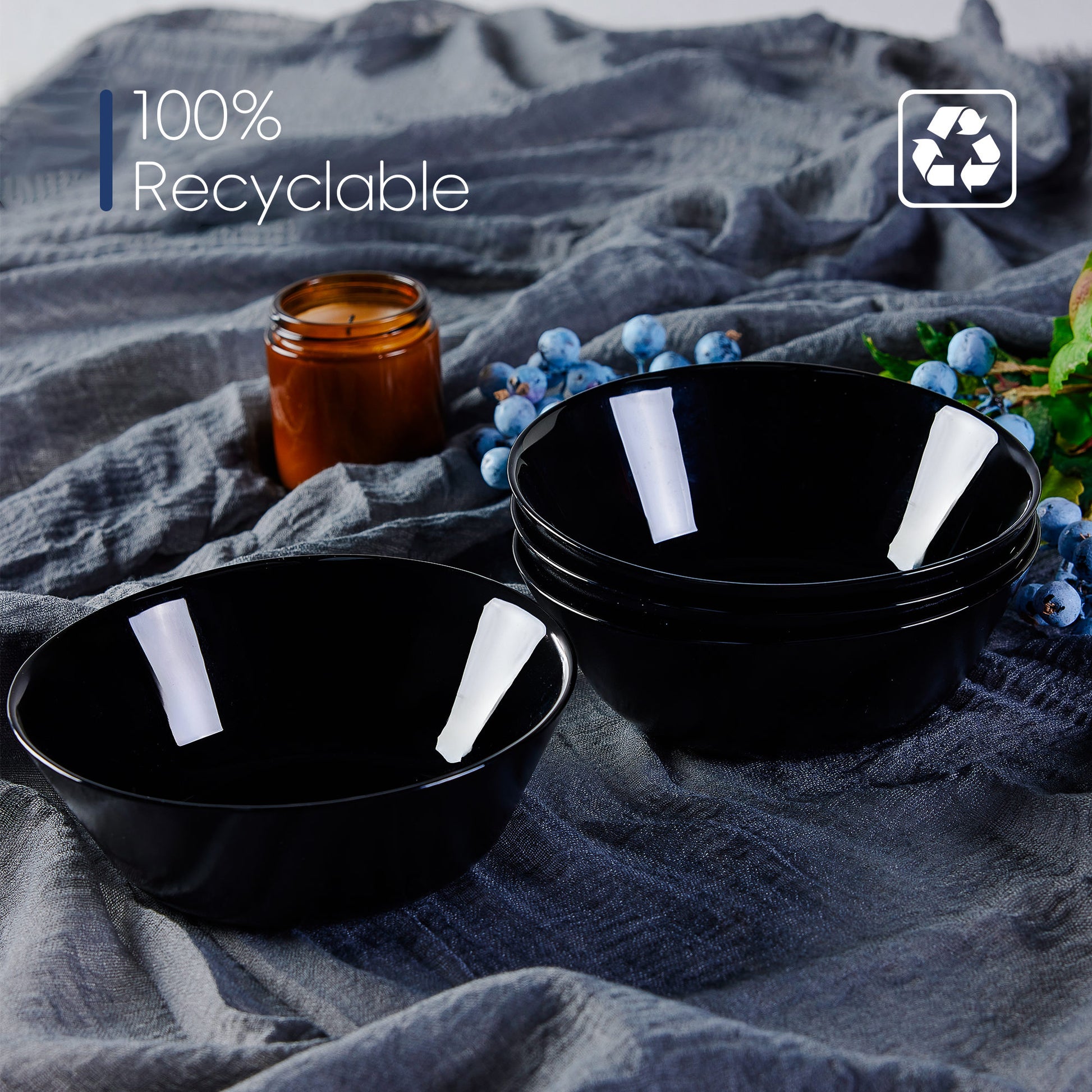 Moonlight 16-oz Cereal Bowl (Obsidian)