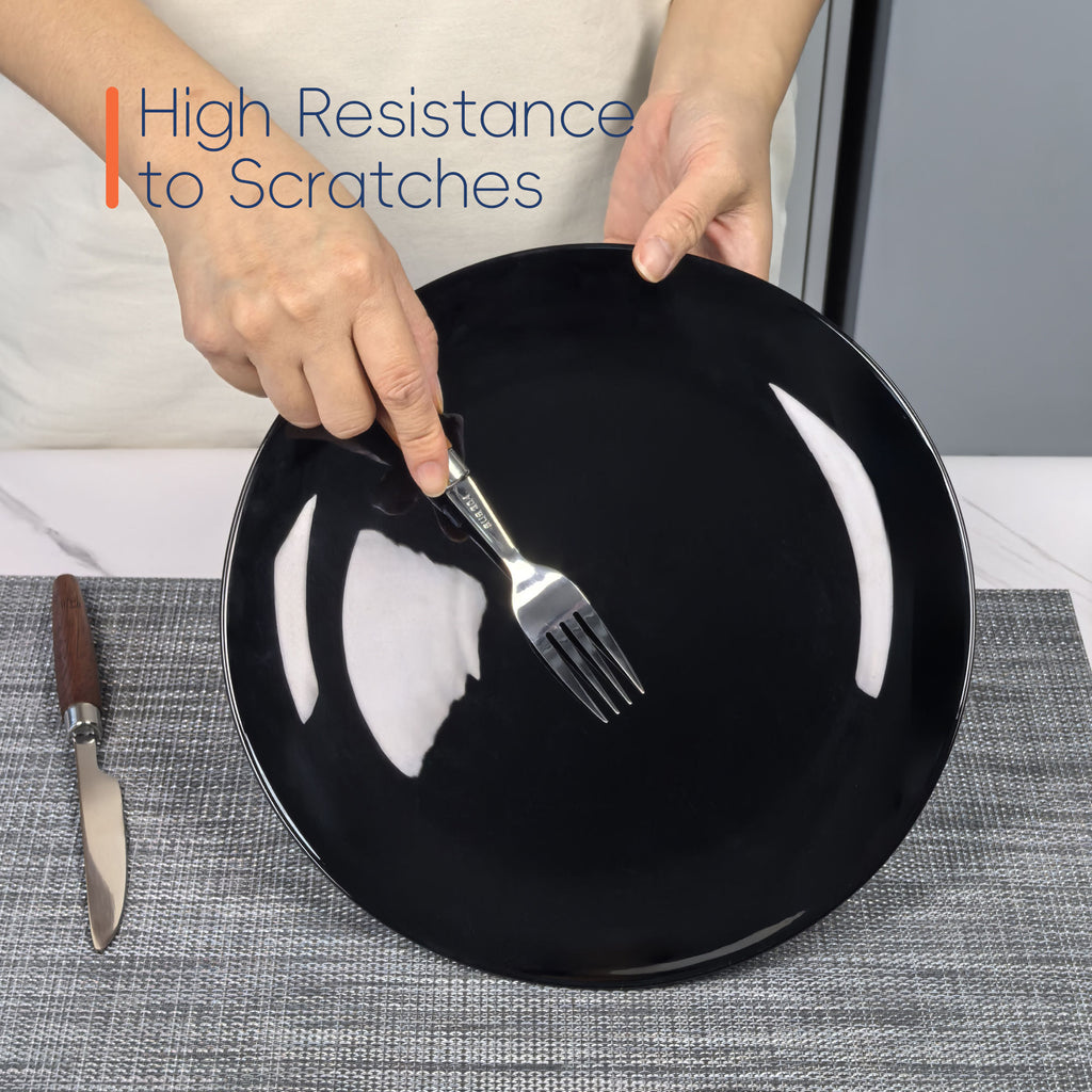 Moonlight 10.5" Dinner Plate (Obsidian)