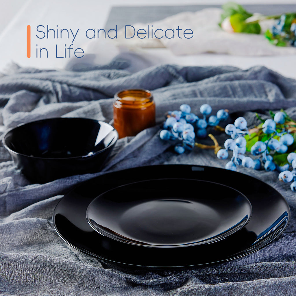Moonlight 10.5" Dinner Plate (Obsidian)