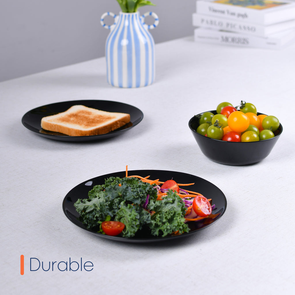 Moonlight 8.5" Salad Plate (Obsidian)