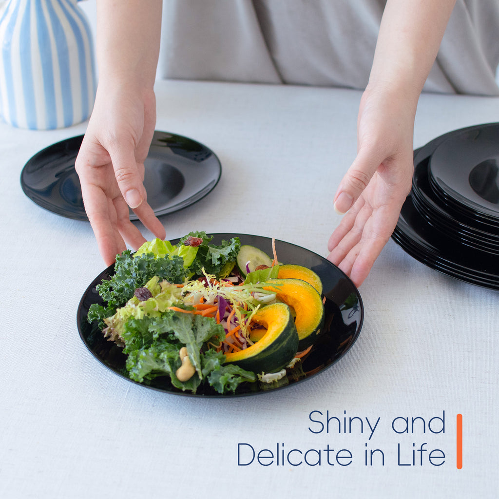 Moonlight 8.5" Salad Plate (Obsidian)