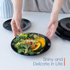 Moonlight 8.5" Salad Plate (Obsidian)