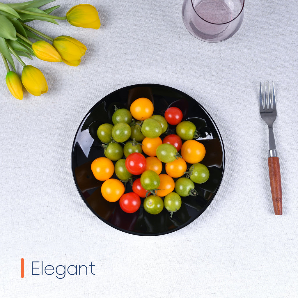 Moonlight 8.5" Salad Plate (Obsidian)