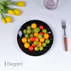 Moonlight 8.5" Salad Plate (Obsidian)