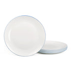 Moonlight 8.5" Salad Plate (Navy Blue Rim)