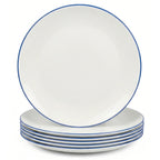 Moonlight 10.5" Dinner Plate (Navy Blue Rim)