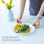 Moonlight Dinnerware Set (Navy Blue Rim)
