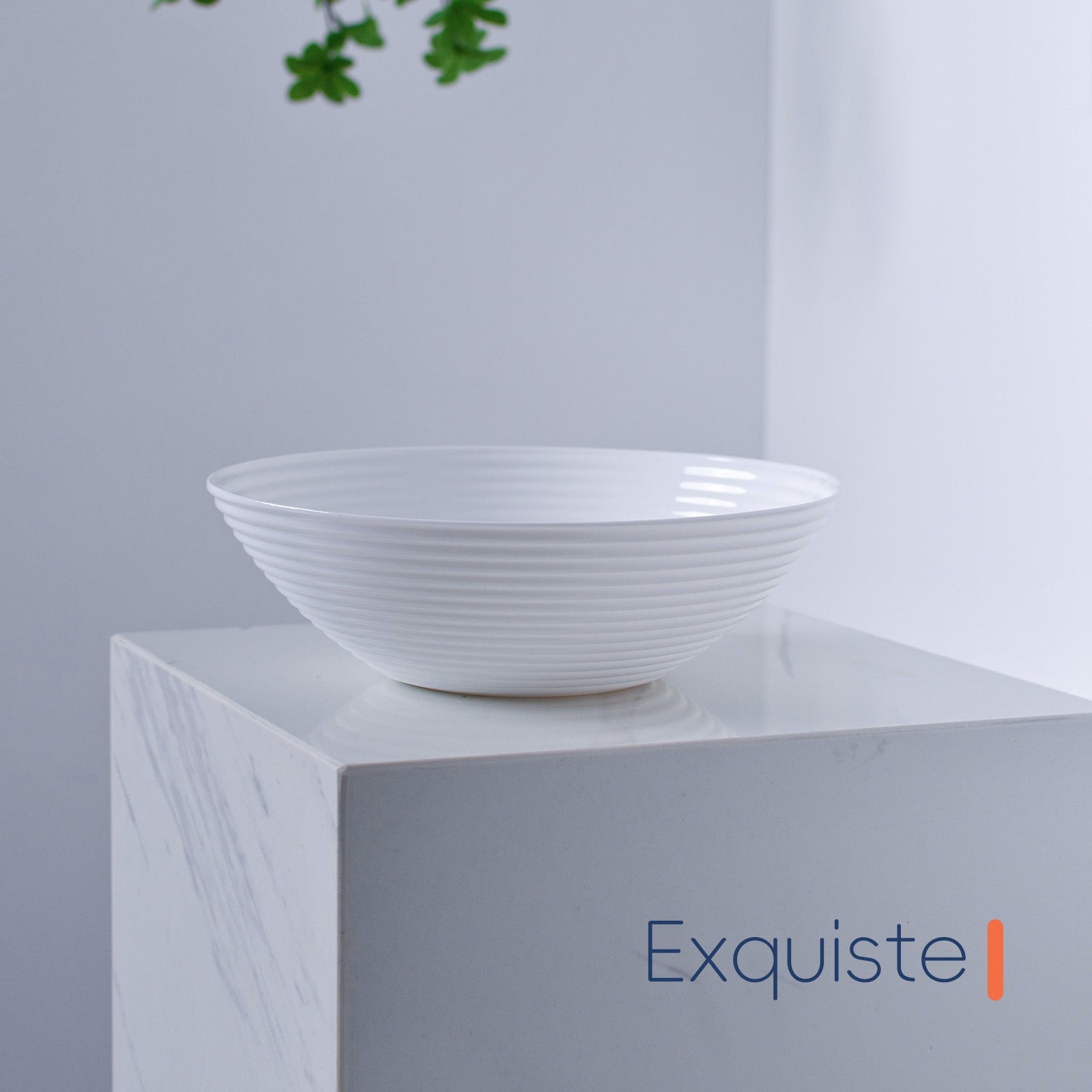 Ripples 54-oz Large Round Salad Bowl