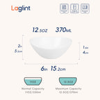 Ripples 12-oz Oval Ice Cream Bowl