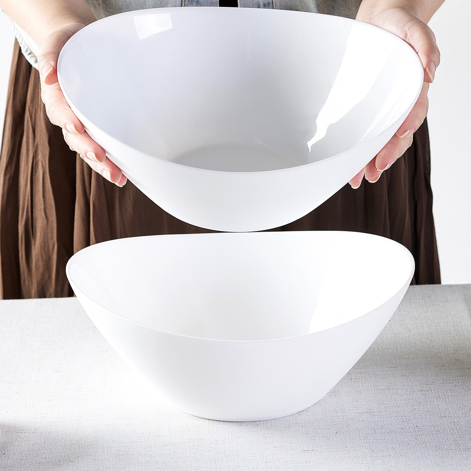 Ripples 66-oz Large Salad Bowl