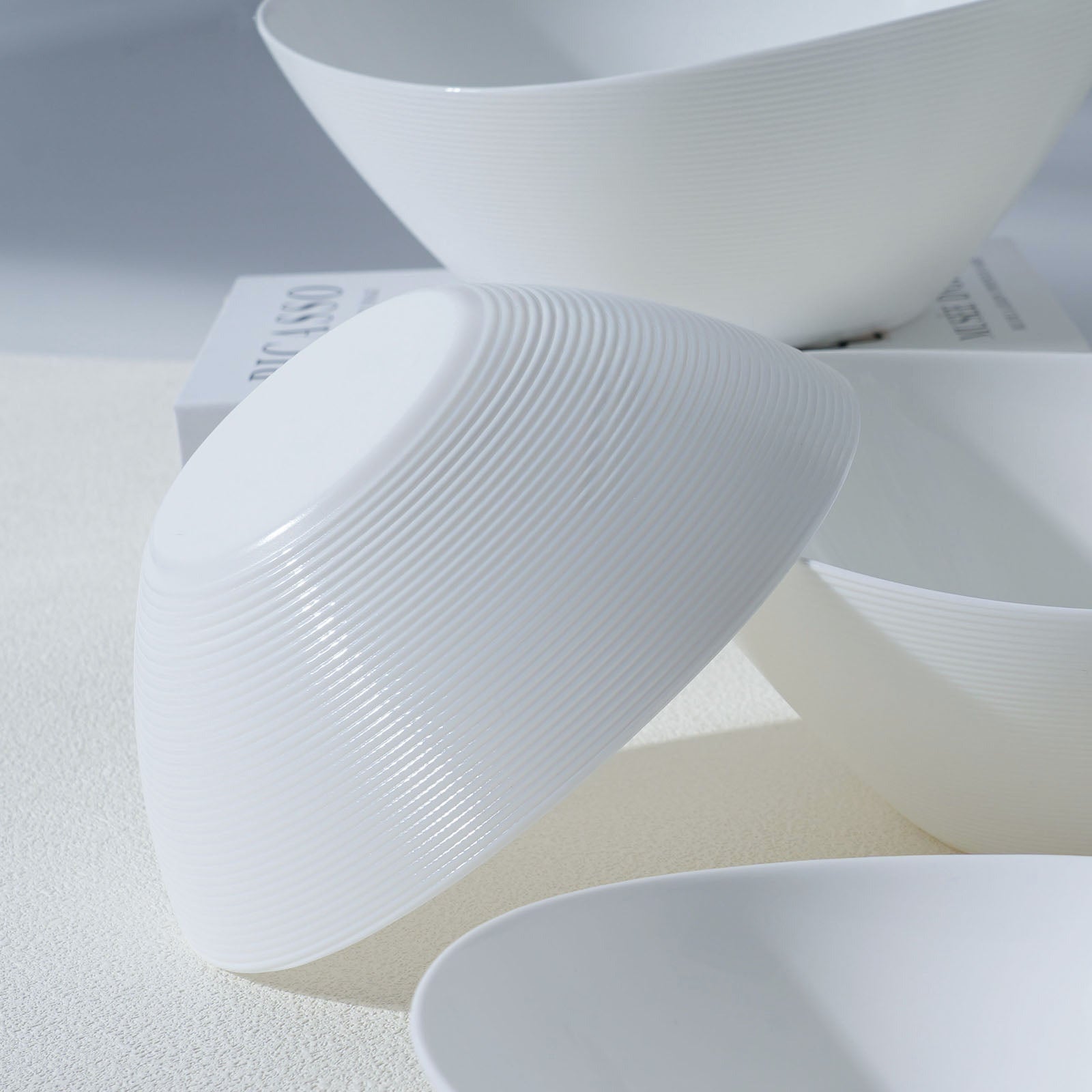 Ripples 43-oz Oval Serving Bowl