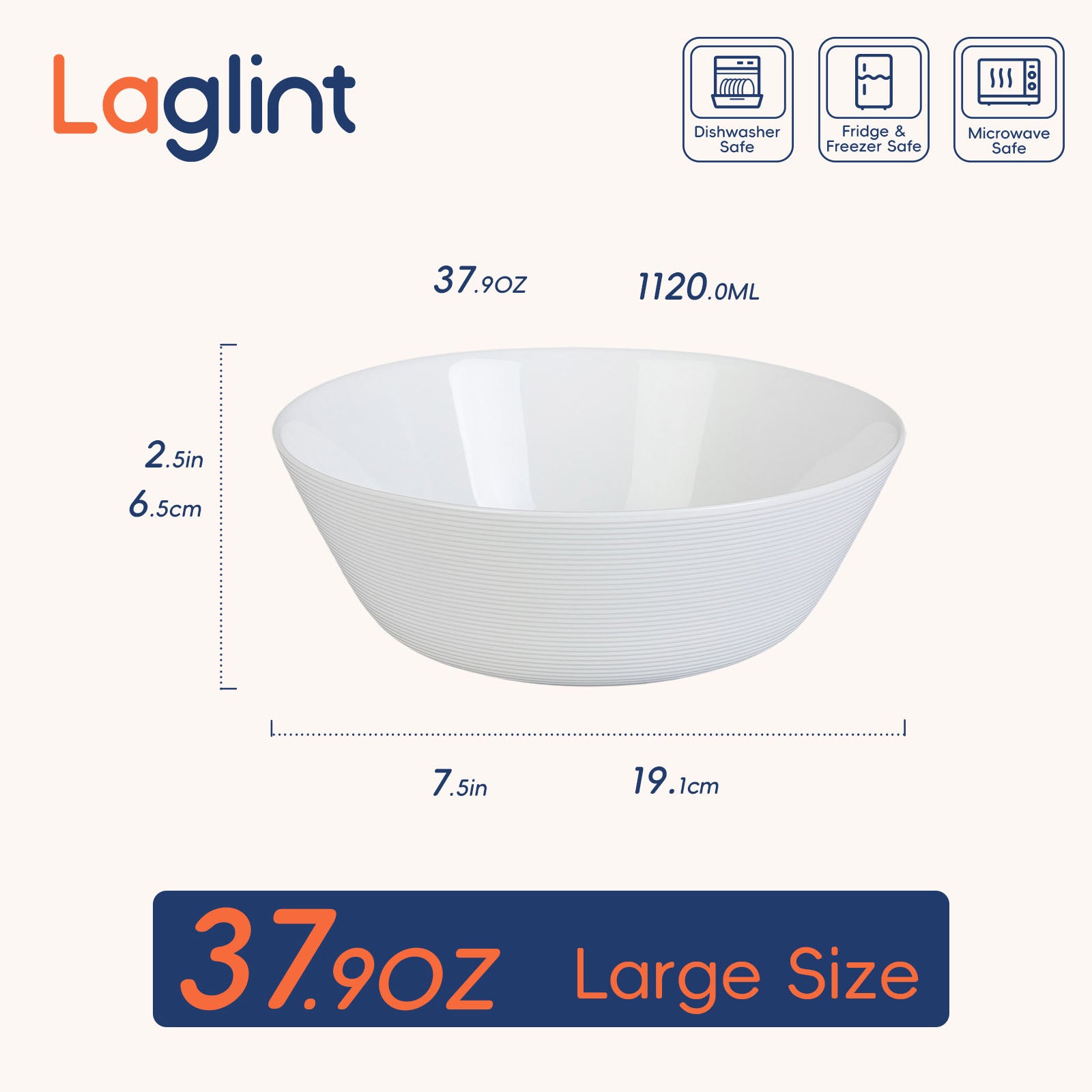 Ripples 38-oz Soup Bowl
