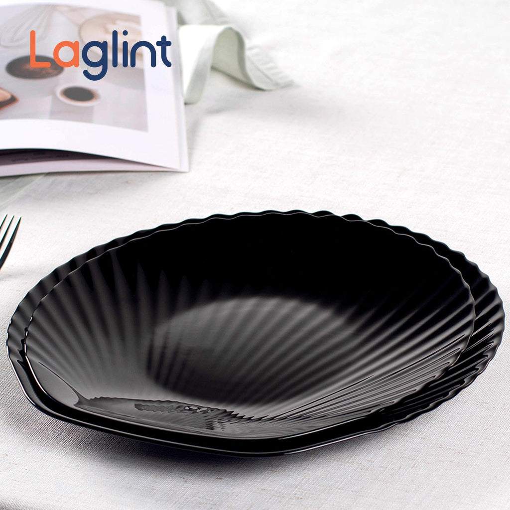 Seashell 10.5" Dinner Plate (Obsidian)