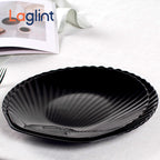 Seashell 10.5" Dinner Plate (Obsidian)